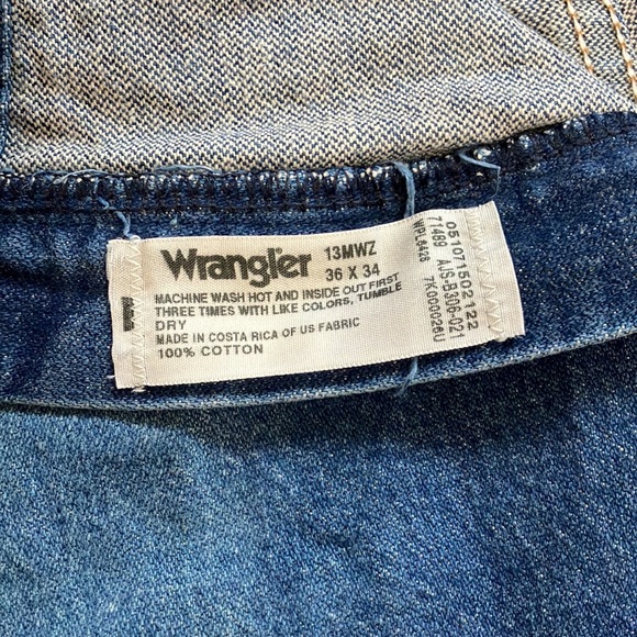 Wrangler 13MWZ jeans 36x34 - Picture 10 of 10